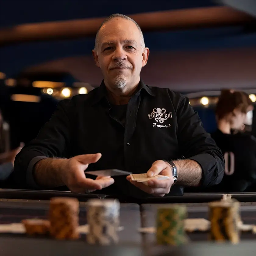 Raymond Lemay - propriétaire de Filière 13 - soirée casino